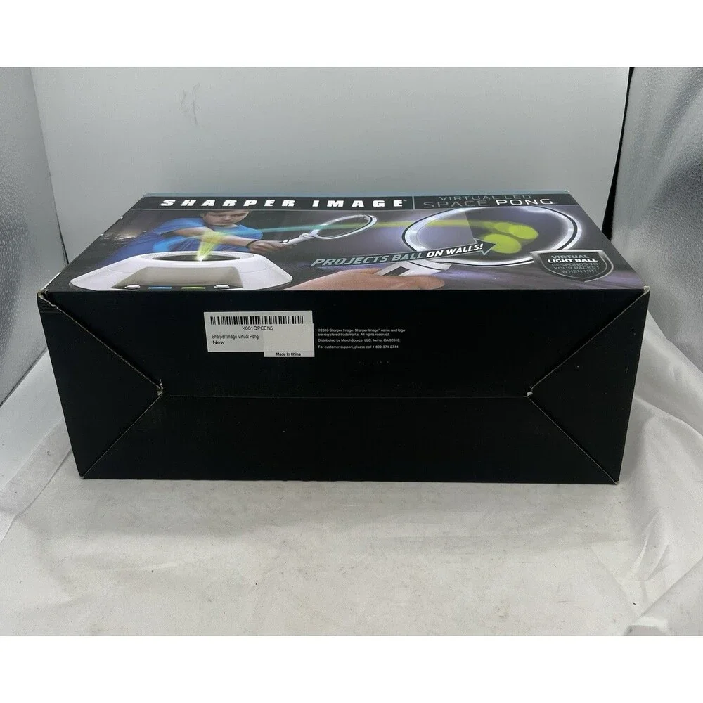 Sharper Image Virtual LED Space Pong Game for 1 or 2 Players